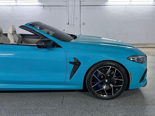 Blue 2020 BMW M8 Competition