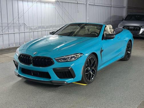 Blue 2020 BMW M8 Competition