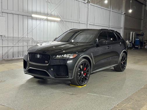 Black 2020 Jaguar F-PACE SVR P550 AWD Automatic