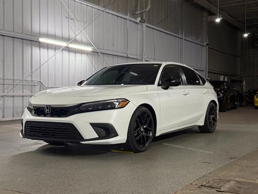 White 2022 Honda Civic Sport