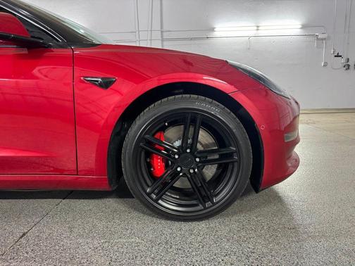 Red Multi-Coat 2020 Tesla Model 3 Performance