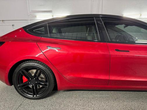 Red Multi-Coat 2020 Tesla Model 3 Performance