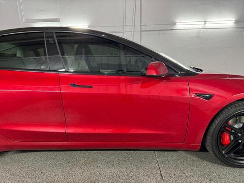 Red Multi-Coat 2020 Tesla Model 3 Performance