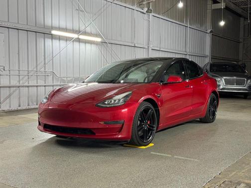 Red Multi-Coat 2020 Tesla Model 3 Performance