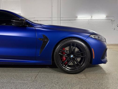 Frozen Marina Bay Blue Metallic 2022 BMW M8 Competition