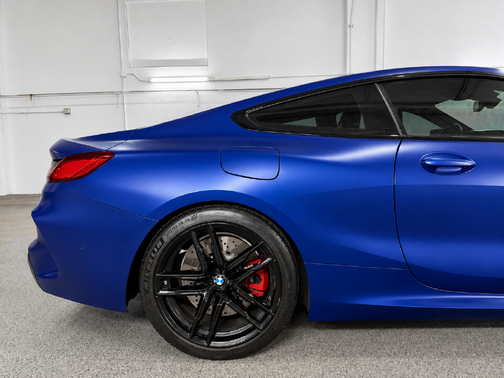 Frozen Marina Bay Blue Metallic 2022 BMW M8 Competition