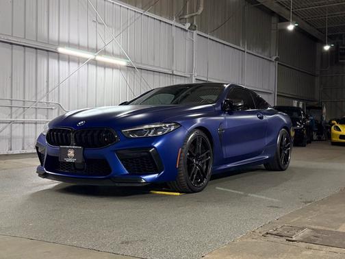 Frozen Marina Bay Blue Metallic 2022 BMW M8 Competition