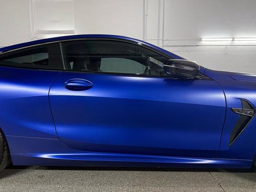 Frozen Marina Bay Blue Metallic 2022 BMW M8 Competition