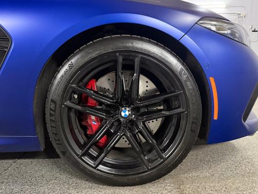 Frozen Marina Bay Blue Metallic 2022 BMW M8 Competition
