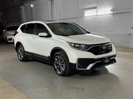 Platinum White Pearl 2021 Honda CR-V AWD EX
