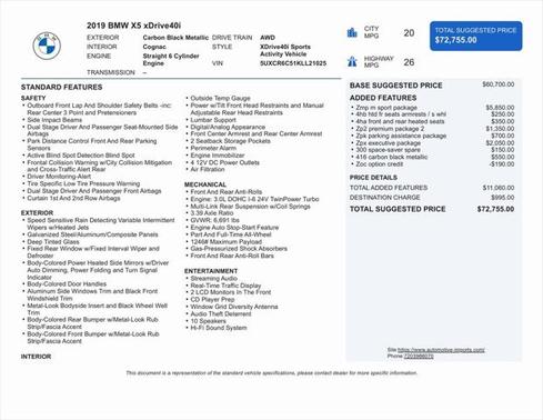 2019 BMW X5 xDrive40i