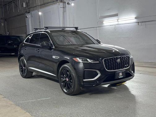 Santorini Black 2021 Jaguar F-PACE R-Dynamic S P400 AWD Automatic