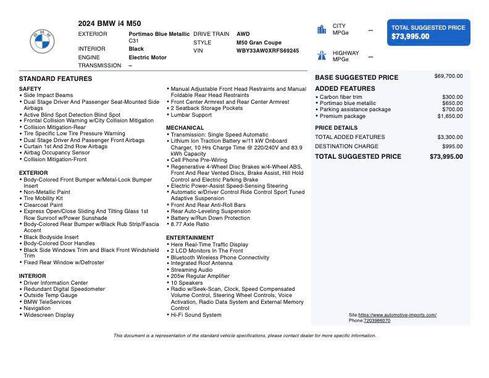 2024 BMW i4 Gran Coupe i