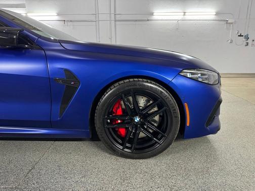 Frozen Marina Bay Blue Metallic 2022 BMW M8 Competition