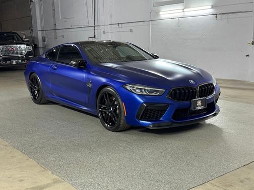 Frozen Marina Bay Blue Metallic 2022 BMW M8 Competition