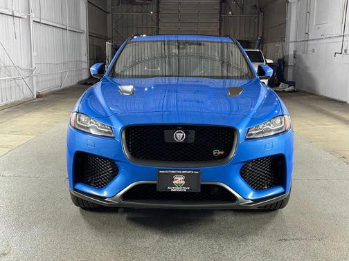 Blue 2020 Jaguar F-PACE SVR P550 AWD Automatic