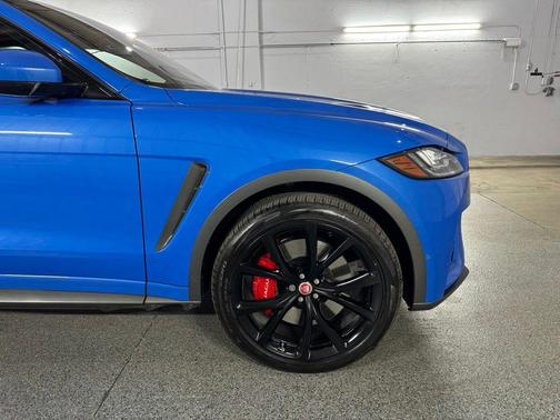 Blue 2020 Jaguar F-PACE SVR P550 AWD Automatic