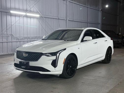 Summit White 2021 Cadillac CT4 Premium Luxury
