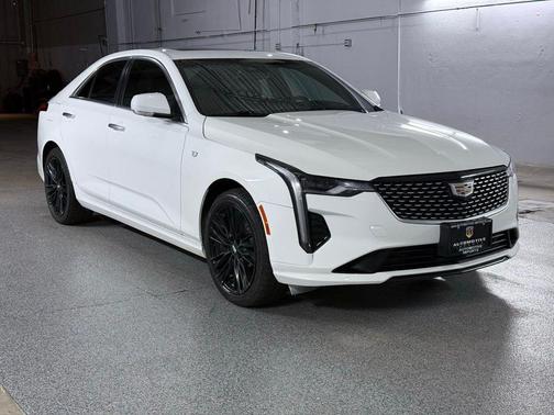 Summit White 2021 Cadillac CT4 Premium Luxury