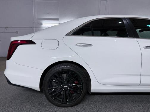 Summit White 2021 Cadillac CT4 Premium Luxury