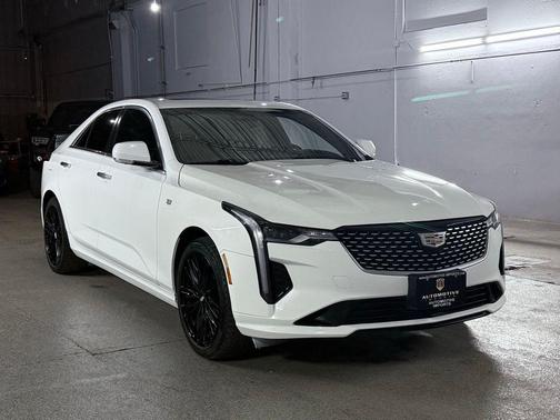 Summit White 2021 Cadillac CT4 Premium Luxury