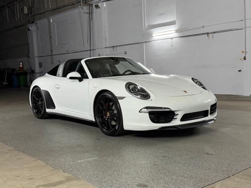 White 2014 Porsche 911 Targa 4S