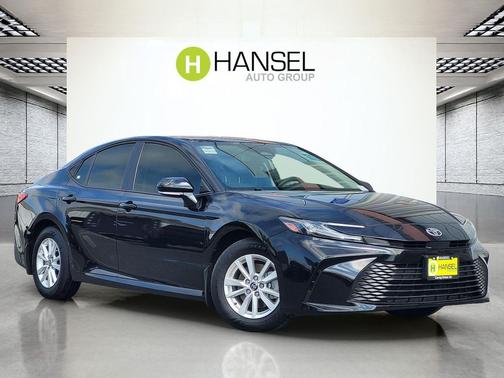 Midnight Black Metallic 2025 Toyota Camry LE