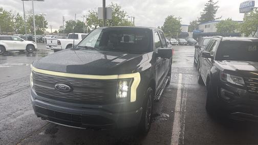 AZURE GRAY METALLIC TRICOAT 2023 Ford F-150 Lightning LARIAT