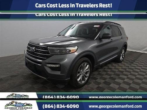 Gray Metallic 2024 Ford Explorer XLT