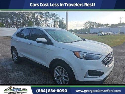 Oxford White 2023 Ford Edge SEL