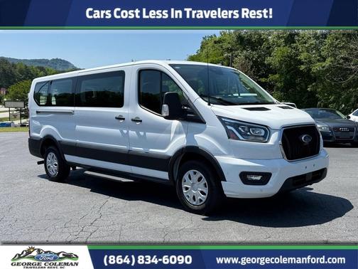 Oxford White 2023 Ford Transit-350 XLT