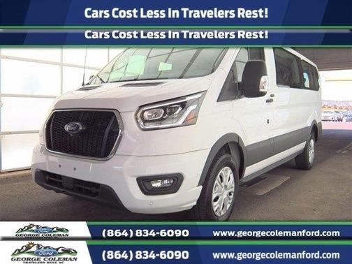Oxford White 2023 Ford Transit-350 XLT