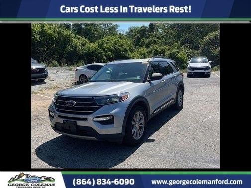 Iconic Silver Metallic 2022 Ford Explorer XLT