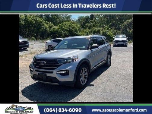 Iconic Silver Metallic 2022 Ford Explorer XLT