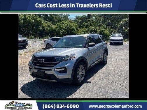 Iconic Silver Metallic 2022 Ford Explorer XLT