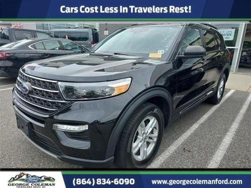 Black Metallic 2022 Ford Explorer XLT
