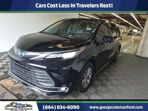Midnight Black Metallic 2023 Toyota Sienna XLE