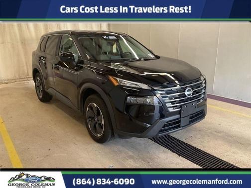 Super Black 2025 Nissan Rogue SV