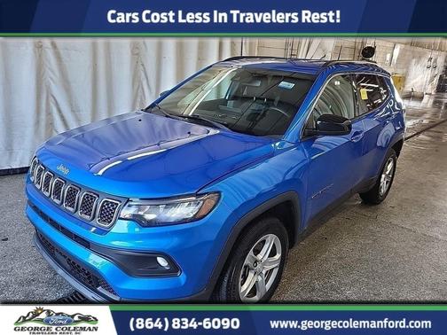 Laser Blue Pearlcoat 2023 Jeep Compass Latitude