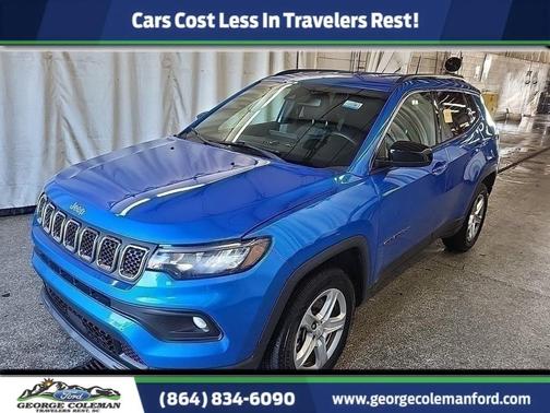 Laser Blue Pearlcoat 2023 Jeep Compass Latitude