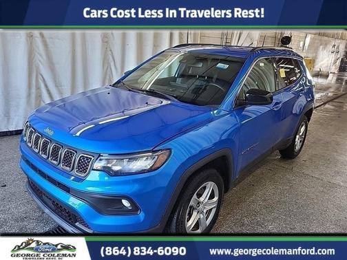 Laser Blue Pearlcoat 2023 Jeep Compass Latitude