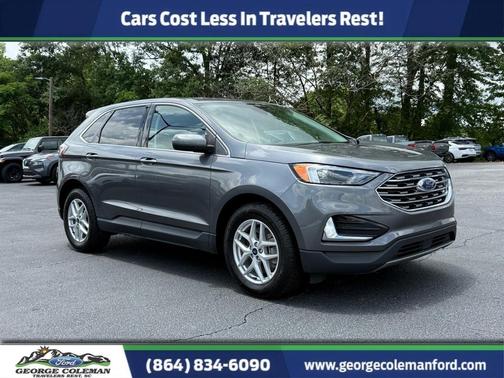 Gray Metallic 2022 Ford Edge SEL