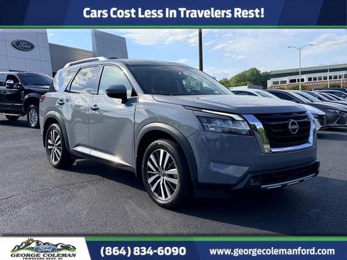 Boulder Gray Pearl 2022 Nissan Pathfinder Platinum 4WD