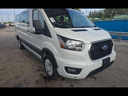 Oxford White 2025 Ford Transit-350 XLT