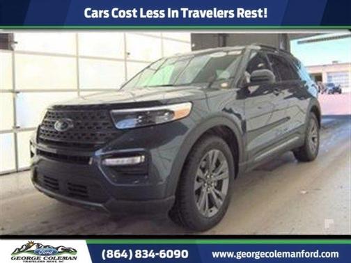 Stone Blue Metallic 2022 Ford Explorer XLT