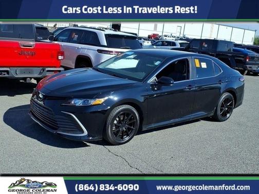 Midnight Black Metallic 2023 Toyota Camry LE