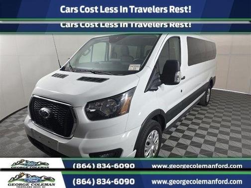 Oxford White 2023 Ford Transit-350 XLT