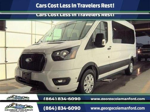 Oxford White 2025 Ford Transit-350 XLT