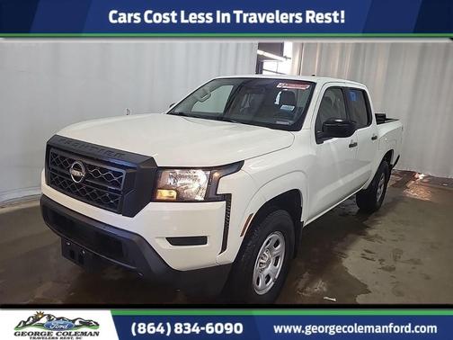 Glacier White 2022 Nissan Frontier S