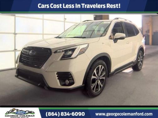 Crystal White Pearl 2023 Subaru Forester Limited
